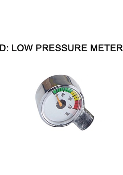 D Stili Zrdr Akvaryum Co2 Aksesuarları Basınç Göstergesi, Yüksek Basınç ve Düşük Basınç Göstergesi Co2 Regülatörü Jeneratör Aksesuarları Için (Yurt Dışından)