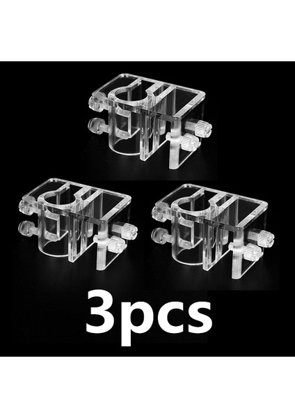 Akrilik 3 Adet Tarzı Paslanmaz Çelik Akrilik Balık Tankı Giriş ve Çıkış Su Boru Sabitleme Klipsi mm Boru Çapı (Yurt Dışından)