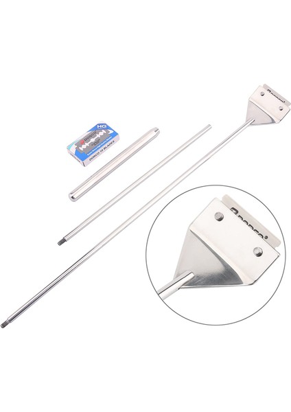 B Tarzı Akvaryum Yosun Temizleyici Bıçak Paslanmaz Çelik Uzun Saplı Balık Tankı Sucul Bitki Ot Temizleme Çoklu Aracı (Yurt Dışından) fırsatları