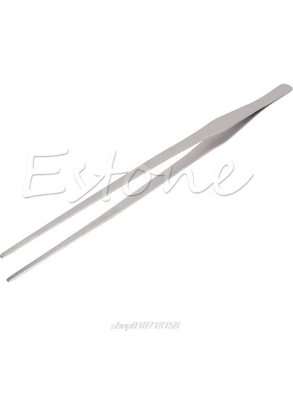 Düz Kafa Stili 38CM Akvaryum Canlı Tank Eğri Bitki Uzun Maşa Paslanmaz Çelik Cımbız cm A Dropship (Yurt Dışından)