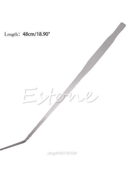 Düz Kafa Stili 38CM Akvaryum Canlı Tank Eğri Bitki Uzun Maşa Paslanmaz Çelik Cımbız cm A Dropship (Yurt Dışından) fiyatları