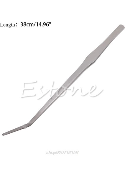 Düz Kafa Stili 38CM Akvaryum Canlı Tank Eğri Bitki Uzun Maşa Paslanmaz Çelik Cımbız cm A Dropship (Yurt Dışından) fırsatları