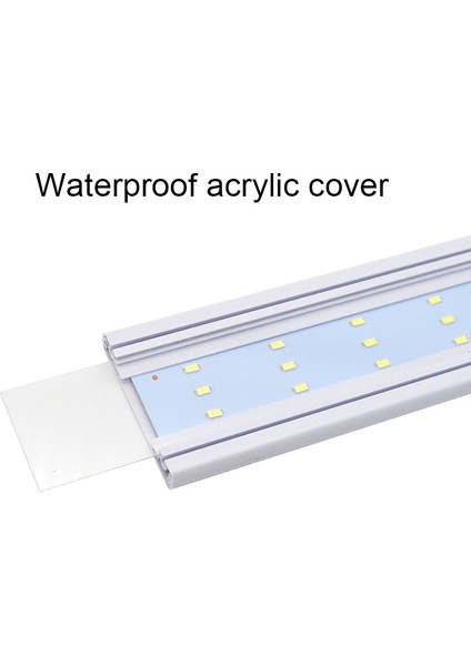 W60 Stili Akvaryum LED Işık Süper Ince Balık Tankı Su Bitkisi Büyüme Aydınlatma Su Geçirmez Parlak Klip Lambası Mavi LED cm Için Bitkiler 220V (Yurt Dışından) indirimleri