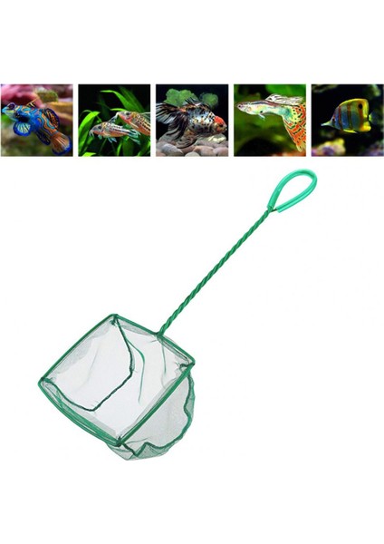 4 Inç Tarzı Balık Yeşil Uzun Sap Güçlü Rulmanlı Akvaryum Aksesuarı Ince Örgülü Akvaryum Büyük Kapasiteli Balıkçılık Karides Ağı Aktarım Ağı (Yurt Dışından) fırsatları