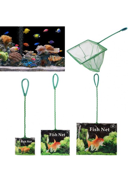 4 Inç Tarzı Balık Yeşil Uzun Sap Güçlü Rulmanlı Akvaryum Aksesuarı Ince Örgülü Akvaryum Büyük Kapasiteli Balıkçılık Karides Ağı Aktarım Ağı (Yurt Dışından) indirimleri