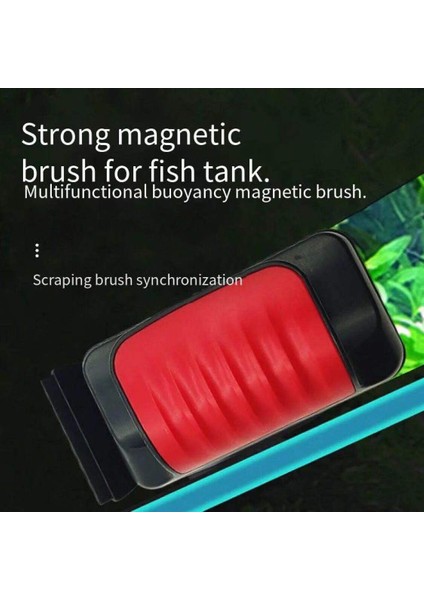 M Tarzı Balık Tankı Güçlü Manyetik Temizlik Fırçası Süspansiyonlu Güçlü Manyetik Fırça ve Kazıyıcı ile Balık Tankı Yosunu Temizleme Akvaryum Aksesuarı (Yurt Dışından) modelleri