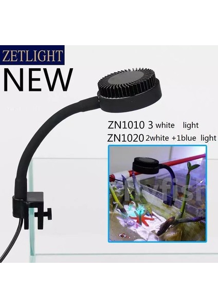 ZN1020 1 Stil Zetlight LED Işık LED Tam Spektrum Nano Küçük Akvaryum Balık Tankı Deniz Su Tuzlu Su Deniz Mercan Resifi LED Işık (Yurt Dışından) fiyatları