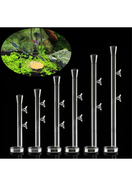 20CM Tarzı Akvaryum Için Karides Besleme Tüpü Cam Balık Yemi Dağıtıcı Su Altı Akvaryum Balık Tankı Balık Yemi Dağıtma Tüpü Emme Kupaları (Yurt Dışından) fiyatları