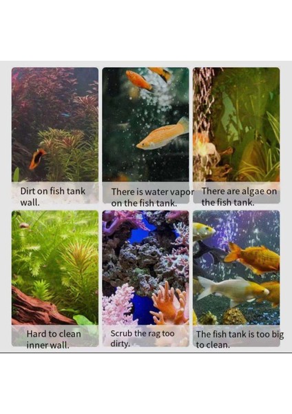 M Tarzı Balık Tankı Güçlü Manyetik Temizlik Fırçası Süspansiyonlu Güçlü Manyetik Fırça ve Kazıyıcı ile Balık Tankı Yosunu Temizleme Akvaryum Aksesuarı (Yurt Dışından) indirimleri