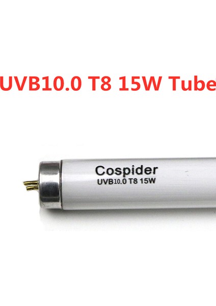 10.0 Tüp Stili T8 15W Iğneli Bi-Pin Uv Uva Uvb Kalsiyum Sağlamak Için Sürüngen Vivaryum Floresan Lineer Tüp Işık Lambası Ampulü (Yurt Dışından)