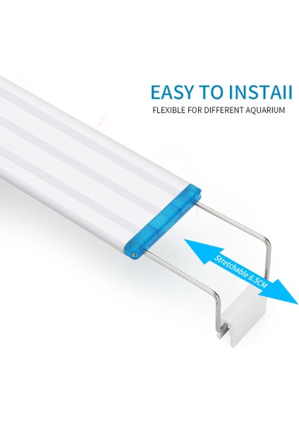 SDW-B40BW-ABD Stili Akvaryum LED Işık Süper Ince Balık Tankı Su Bitkisi Peyzaj Büyüme Aydınlatma Parlak Klip Lambası cm Için Balık Tankı (Yurt Dışından) modelleri