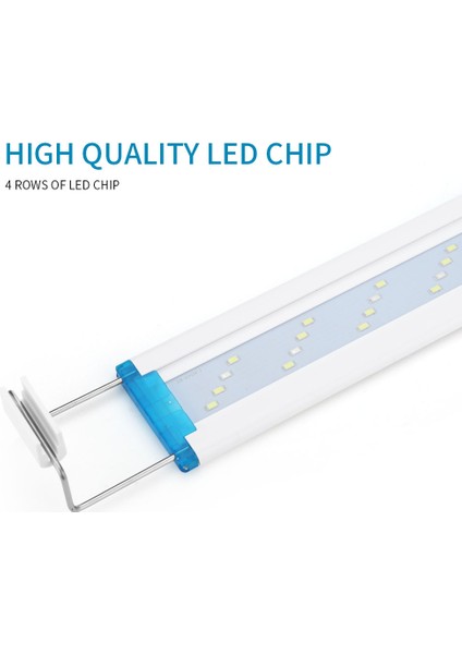SDW-B40BW-ABD Stili Akvaryum LED Işık Süper Ince Balık Tankı Su Bitkisi Peyzaj Büyüme Aydınlatma Parlak Klip Lambası cm Için Balık Tankı (Yurt Dışından) fırsatları