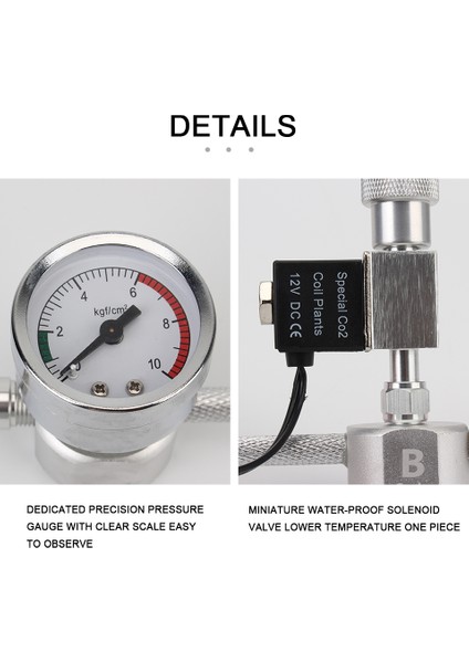 C Stili Akvaryum Co2 Jeneratör Sistemi Kit Solenoid Valf Kabarcık Sayacı Difüzör ile Bitki Gelişimi Için Oto Yapım Kiti (Yurt Dışından) indirimleri