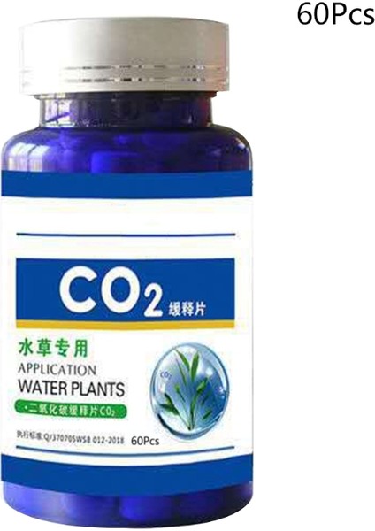 2SS202805-60 Stili Akvaryum Co2 Tablet Karbon Dioksit Difüzörü Su Bitkisi Çim Tankı Için Gxma (Yurt Dışından)