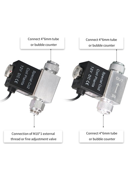 Çift Kafa Abd Fiş Stili 12V Akvaryum Solenoid Valf Co2 Sistemi Regülatör Akvaryum Aksesuarı Elektrikli Düşük Sıcaklık Manyetik Vana Balık Tankı Için (Yurt Dışından) fırsatları