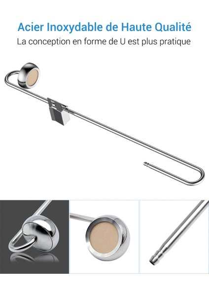 Gümüş Tarzı 30CM Nıcrew Akvaryum Co2 Regülatörü Difüzör Paslanmaz Çelik Co2 Reaktör Atomizer Balık Tankı Canlı Bitki Akvaryum Aksesuarları ile Snap (Yurt Dışından) fırsatları