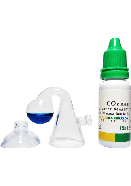 Kanca Seti Stili Akvaryum Co2 Göstergesi Kendin Yap Balık Tankı Camı Sıvı Tester Monitör Bitkiler Çim Co2 Sistemi Konsantrasyon Düşüş Kontrol Kiti 15ML (Yurt Dışından) fiyatları