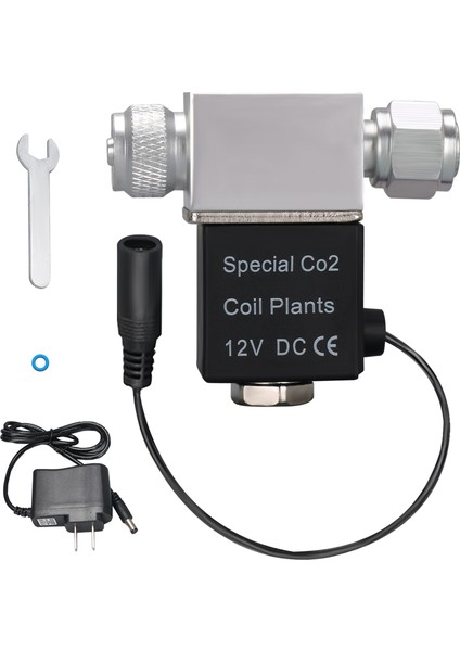 Ab-2 Tarzı Akvaryum Co2 Sistemi Regülatörü Için 12V Dc Çıkışlı Solenoid Valf 4*6mm Tüp Bağlantılı Çift Başlı Gürültüsüz Düşük Sıcaklık Versiyonu (Yurt Dışından)