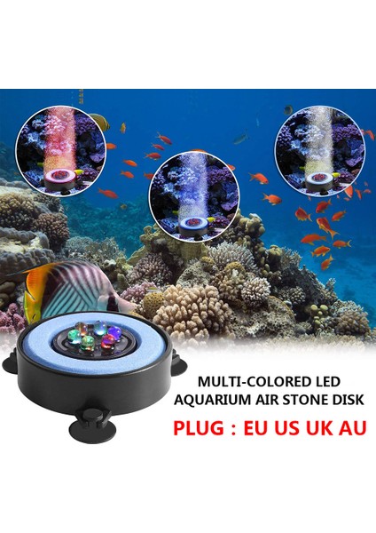 Pembe Tarzı LED Akvaryum Lambası Hava Kabarcıklı Işık Renk Değiştiren Taş Akvaryum Işığı Coral Balık Tankı Için Oksijen Yapma Akvaryum Lambası (Yurt Dışından) fiyatları