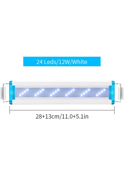 B30WW Abd Fiş Stili Balık Tankı Aydınlatma Peyzaj Işık V LED Ultra Ince Akvaryum Bitki Ekolojik Klip Lambası Akvaryum Aksesuarları (Yurt Dışından)