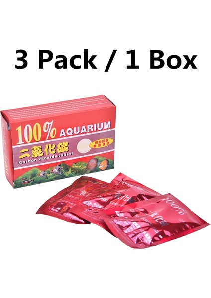 3 Paket Tarzı Akvaryum Bitkisi Co2 Gübre Tabletleri Balık Tankı Karbondioksit Salınım Tableti Su Bitkisi Çim Büyümesi Için Akvaryum Aksesuarları (Yurt Dışından)