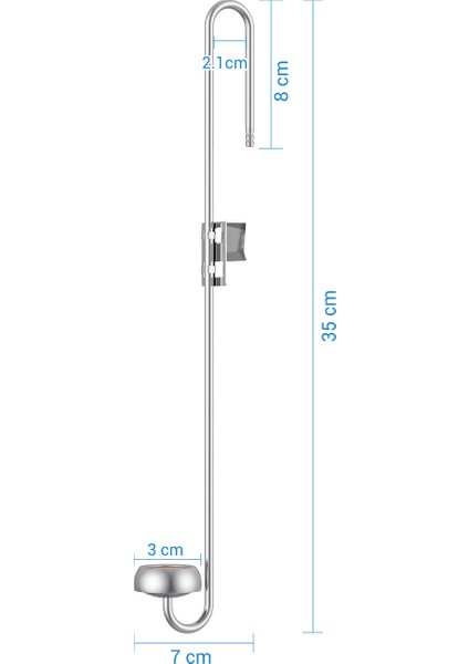Gümüş Tarzı 35CM Nıcrew Akvaryum Co2 Regülatörü Difüzör Paslanmaz Çelik Co2 Reaktör Atomizer Balık Tankı Canlı Bitki Akvaryum Aksesuarları ile Snap (Yurt Dışından) indirimleri