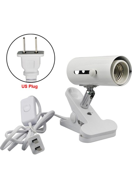 Sadece Tutucu Bize Fiş Stili E27 Lamba Klipsi ile LED Akvaryum Aydınlatma PAR38 Ampulü Mercan Resif Balık Tuzlu Tatlı Su Nano Tank Bitki Büyüme LED (Yurt Dışından)