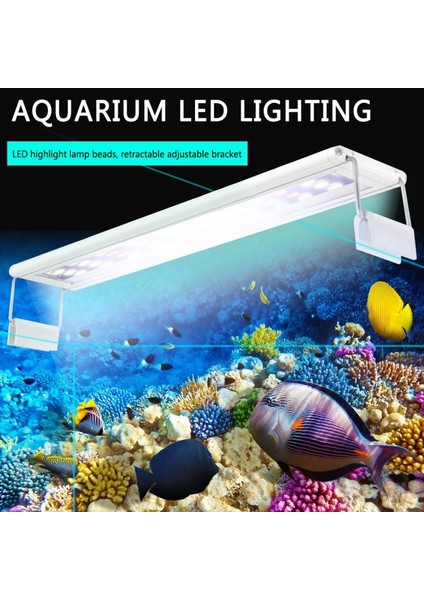 Gx A200 Stili Akvaryum LED Aydınlatma Lambası Bitkili Su Ürünleri Balık Tankı LED Işık Akvaryum Işık Aydınlatma Lambası Dört Sıra Lamba Boncukları (Yurt Dışından) fiyatları