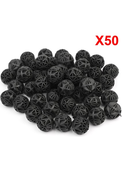 36MM Tarzı Siyah Akvaryum Aksesuarları Biyolojik Bio Toplar Akvaryum Havuz Balık Tankı Filtre Canister Amaca (Yurt Dışından)