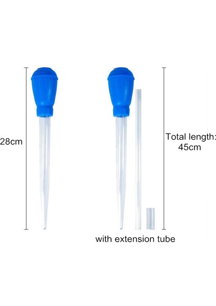 Uzun 45CM Tarzı Çok Fonksiyonlu Akvaryum Su Değiştirici Kum Temizleyici Balık Tankı Sifon Damlatma Pipeti Mercan Atığı El Temizleme Aracı (Yurt Dışından) modelleri