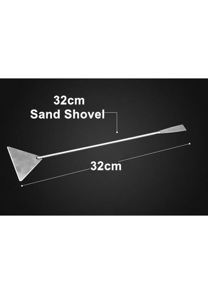 32CM Kum Küreği Tarzı 1 Parça Akvaryum Temizleyici Düz Eğri Cımbız Veya Yosun Temizleyici Balık Tankı Akvaryum Bitki Aracı Veya Cımbız Temizleme Aracı Rafı (Yurt Dışından)