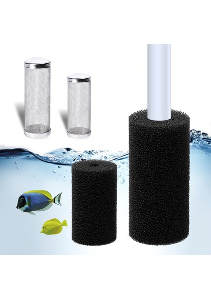 H60MM D10MM (Sünger) Stili 1 Parça 6 Adet Akvaryum Filtre Su Emiş Koruyucu Kapak Sünger Paslanmaz Çelik Frimp Tank Giriş Gölet Filtre Aksesuarları (Yurt Dışından) fırsatları