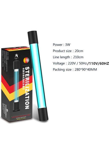 No.9 Tarzı Zamanlayıcılı Ab Fişi Akvaryum Temizleme Işığı Yeşil Yosun Temizleyici Su Arıtıcı Lamba - Balık Tankı Için Uv Sterilizatör Lamba (Yurt Dışından)