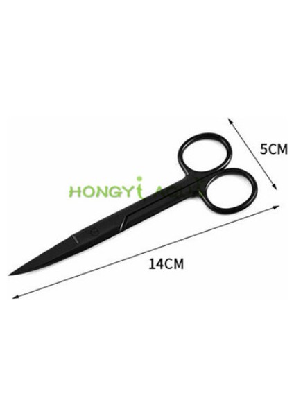 No4 Tarzı Hongyı Akvaryum Bakım Araçları Seti Siyah Karbonize Uçlar Canlı Bitkiler Çimler Için (Yurt Dışından)