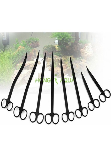 No4 Tarzı Hongyı Akvaryum Bakım Araçları Seti Siyah Karbonize Uçlar Canlı Bitkiler Çimler Için (Yurt Dışından) fiyatları
