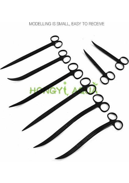 No4 Tarzı Hongyı Akvaryum Bakım Araçları Seti Siyah Karbonize Uçlar Canlı Bitkiler Çimler Için (Yurt Dışından) modelleri