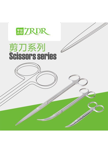 W03-07 Stili Zrdr Akvaryum Bakım Aracı Seti Pinsetler Canlı Bitkiler Çim Akvaryum Bakım Aracı Temizlik Aracı (Yurt Dışından) fiyatları