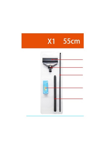 X1 55CM Tarzı Qanvee Alüminyum Magnezyum Alaşımı Dönebilen Yosun Kazıyıcı Fırça Balık Tankı Su Bitkileri Taze Deniz Suyu Temizleme - (Yurt Dışından)