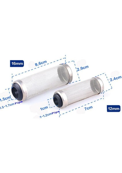 Gümüş Tarzı 16MM Frimp Için 316 Paslanmaz Çelik Akvaryum Ön Filtre Giriş Emme Filtre Kapak Koruyucu Süzgeç Paslanmaz Çelik Örgü Net (Yurt Dışından) fırsatları