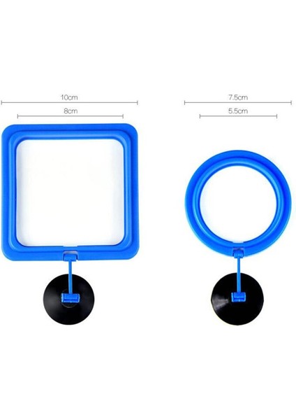F001 Kare Stili Tek Boyut Yeni Akvaryum Yüzük Balık Tankı Istasyonu Yüzen Yem Tepsisi Kare Daire Aksesuarı Su Bitkisi Batırma Emme Tabanı (Yurt Dışından) modelleri