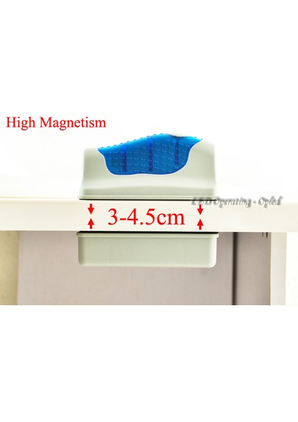 No3 105X60MM Stili Süper Balık Mercan Resifi Tank Fırçası, Güçlü Mıknatıs Akvaryum Tankı Temizleyici Süpürge, Akvaryum Tankı Temizleme Balığı Kasesi Için Fırça (Yurt Dışından) fırsatları