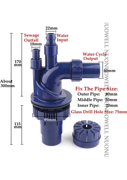 Soket Çeşitleri Stili 1 Adet 3 Tip Çıkışlı 4 Yollu Akvaryum Taşma Boru Bağlantı Parçaları Balık Tankı Alt Filtre Boru Bağlantı Parçaları Tanklar Su Temizleme Araçları (Yurt Dışından) fırsatları