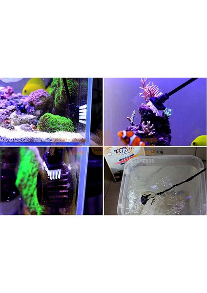 Fırça Stili ile 64 Takım Alüminyum Magnezyum Alaşımı Yosun Temizleyici Fırça Paslanmaz Çelik Bıçaklı Akvaryum Balık Resif Bitki Cam Tankı Için (Yurt Dışından) fırsatları