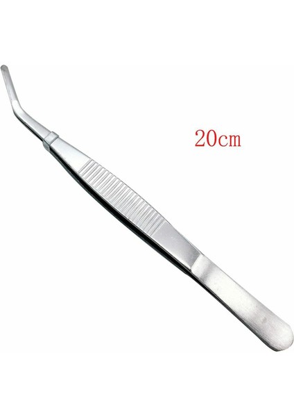 20CM Tarzı Dirsek Cımbızı Antistatik El Aleti Temizleme Klips Aracı 12.5cm Paslanmaz Çelik Akvaryum Aracı (Yurt Dışından)