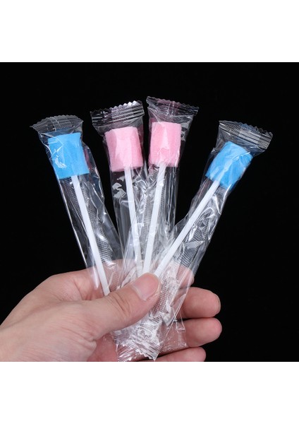 Pembe Stil Ağız Bakımı Tek Kullanımlık Sünger Pamuklu Pamuklu Diş Temizleme Ağız Temizleme Çubuklu Sünger Kafa Oral Diş Temizliği (Yurt Dışından) fiyatları