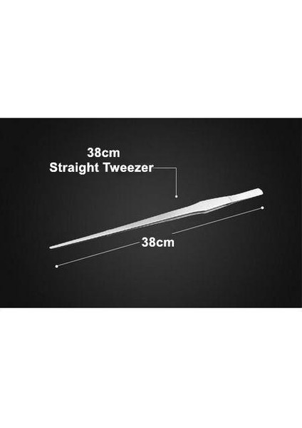 38CM Düz Cımbız Tarzı 1 Parça Akvaryum Temizleyici Düz Eğri Cımbız Veya Yosun Temizleyici Balık Tankı Akvaryum Bitki Aracı Veya Cımbız Temizleme Aracı Rafı (Yurt Dışından)