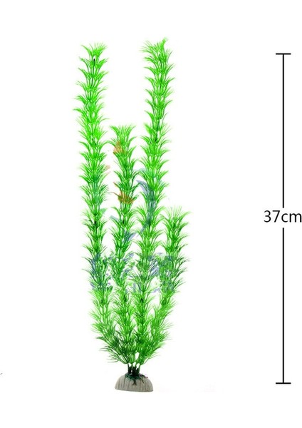 01 Şarap Tarzı 37CM Yapay Su Altı Bitkileri Akvaryum Balık Tankı Süslemesi Yeşil Mor Su Otlu Görüntüleme Dekorasyonları (Yurt Dışından)