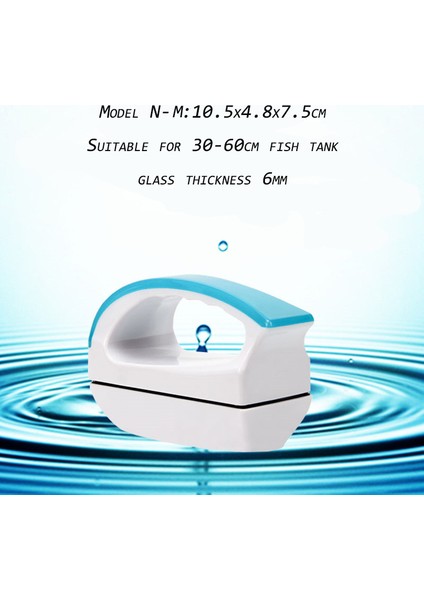 M Stilini Yükseltin Manyetik Akvaryum Balık Tankı Cam Yosun Temizleyici Pencere Temizleyici Sünger Temiz Fırça Yüzen Çiziksiz Kaymaz Manyetik (Yurt Dışından)