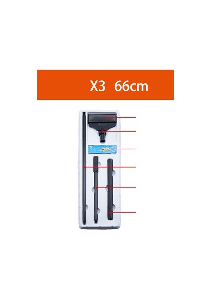 X3 66CM Stili Qanvee Alüminyum Magnezyum Alaşımı Dönebilen Yosun Kazıyıcı Fırça Balık Tankı Suda Bitkiler Taze Deniz Ürünleri Temizleme Fırçası (Yurt Dışından)