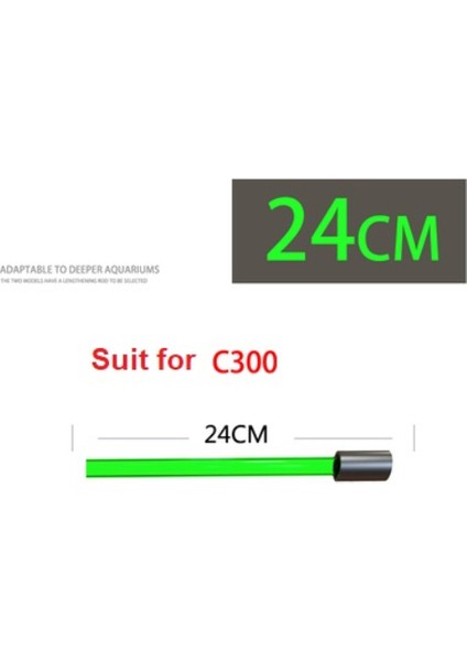 Uzatma Çubuğu 24CM Tarzı Akvaryum Sifon Emme Temizleyici Balık Tankı Otomatik Su Değiştirme Vakum Yeni Akvaryum Temizleyici Akvaryum Değiştirici Çakıl Temizleyici (Yurt Dışından)